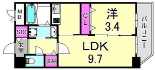 セレニテ神戸元町の物件間取画像